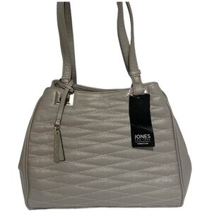 Jones‎ New York NWT Signature “Mandy” Handbag in Husky Grey.